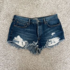 Free People Cutoff Denim Shorts